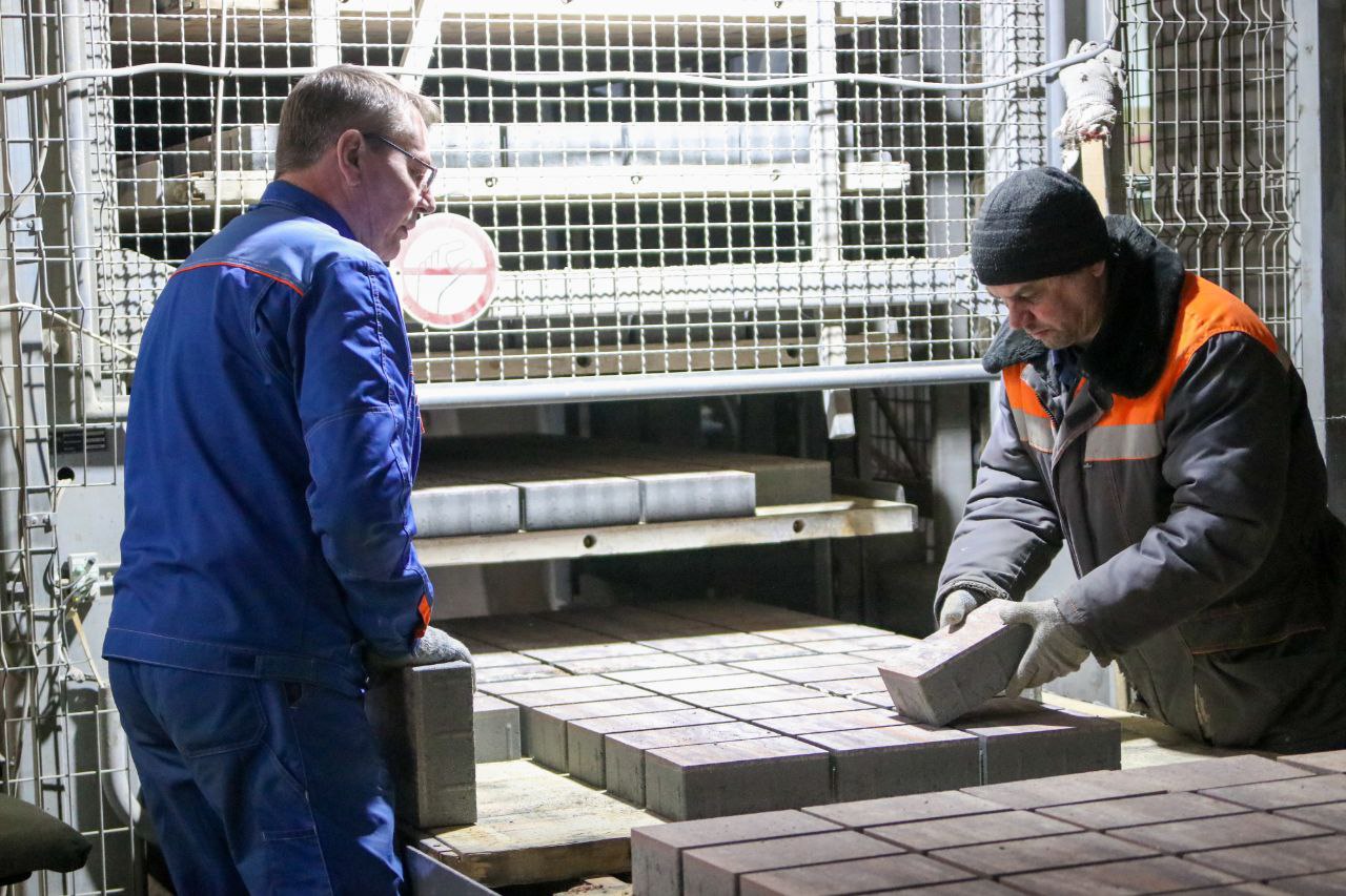 Рязанский завод тротуарной плитки стал участником нацпроекта «Производительность труда»